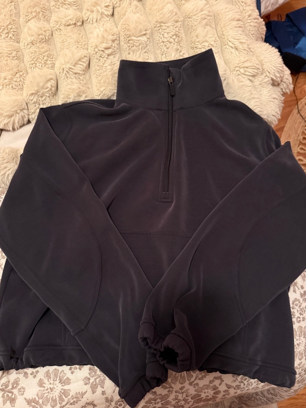 lululemon brushed softstreme half zip